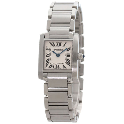 CARTIER Tank francais Watches W51008Q3 Stainless Steel/Stainless Steel Ladies