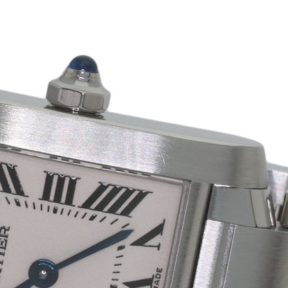 CARTIER Tank francais Watches W51008Q3 Stainless Steel/Stainless Steel Ladies