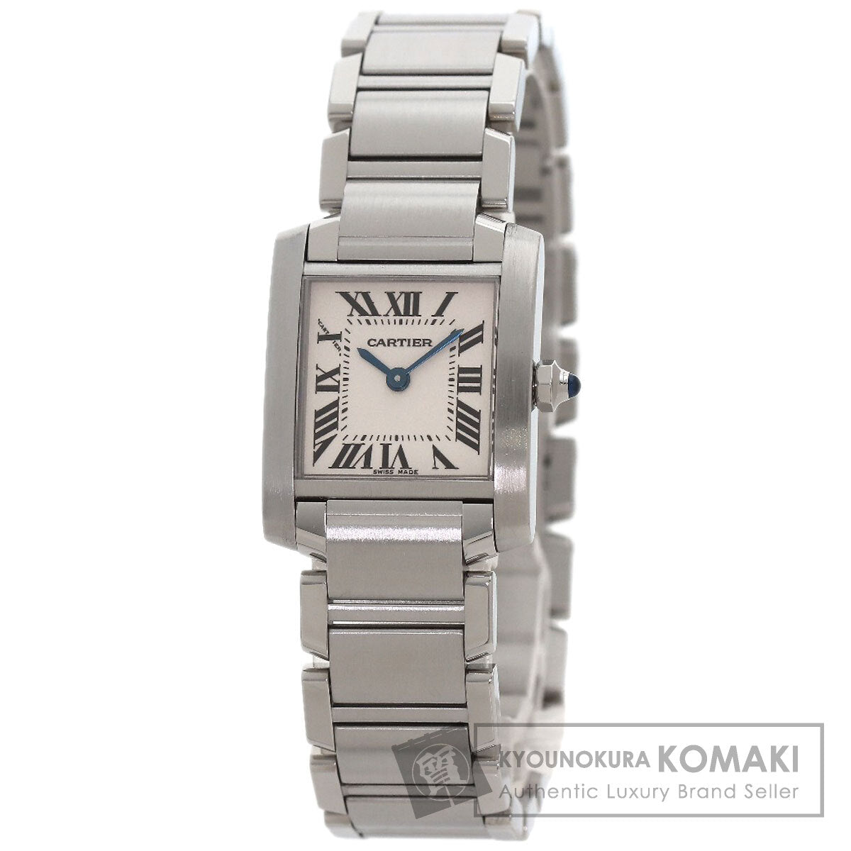 CARTIER Tank francais Watches W51008Q3 Stainless Steel/Stainless Steel Ladies