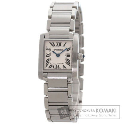 CARTIER Tank francais Watches W51008Q3 Stainless Steel/Stainless Steel Ladies