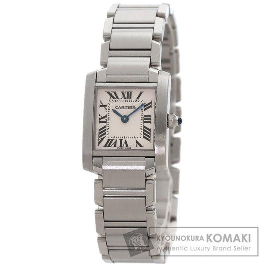 CARTIER Tank francais Watches W51008Q3 Stainless Steel/Stainless Steel Ladies