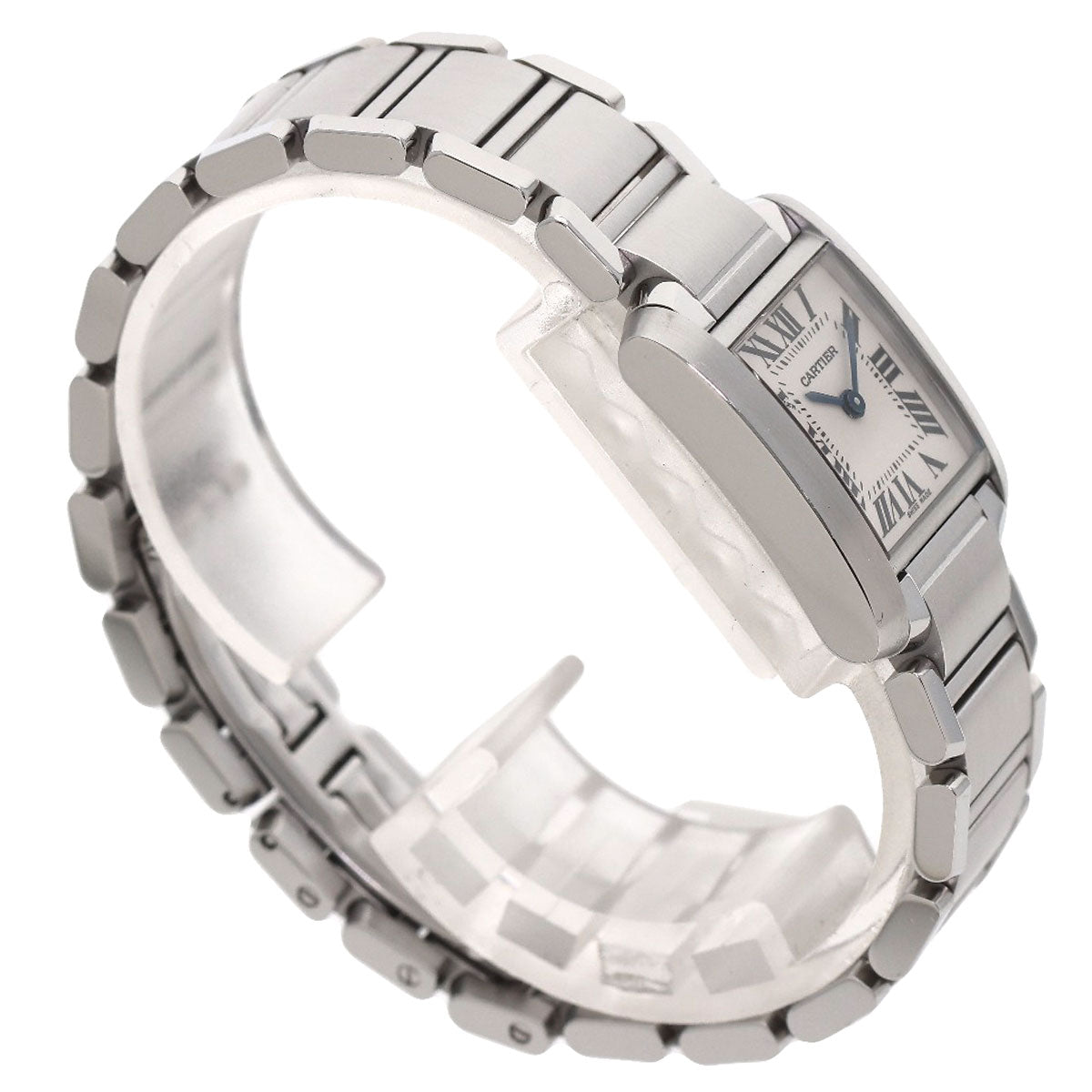 CARTIER Tank francais Watches W51008Q3 Stainless Steel/Stainless Steel Ladies