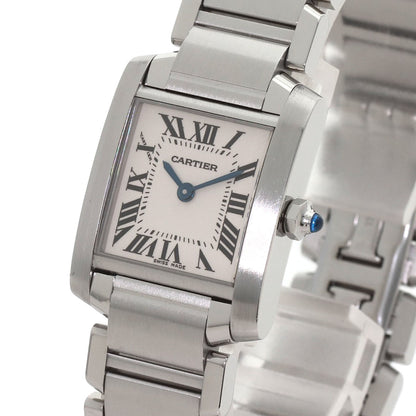 CARTIER Tank francais Watches W51008Q3 Stainless Steel/Stainless Steel Ladies