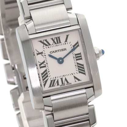 CARTIER Tank francais Watches W51008Q3 Stainless Steel/Stainless Steel Ladies