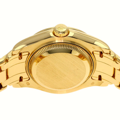 ROLEX Datejust 10P Diamond Pearlmaster Rubellite Watches 69298G K18 Yellow Gold/18K Yellow Gold Ladies