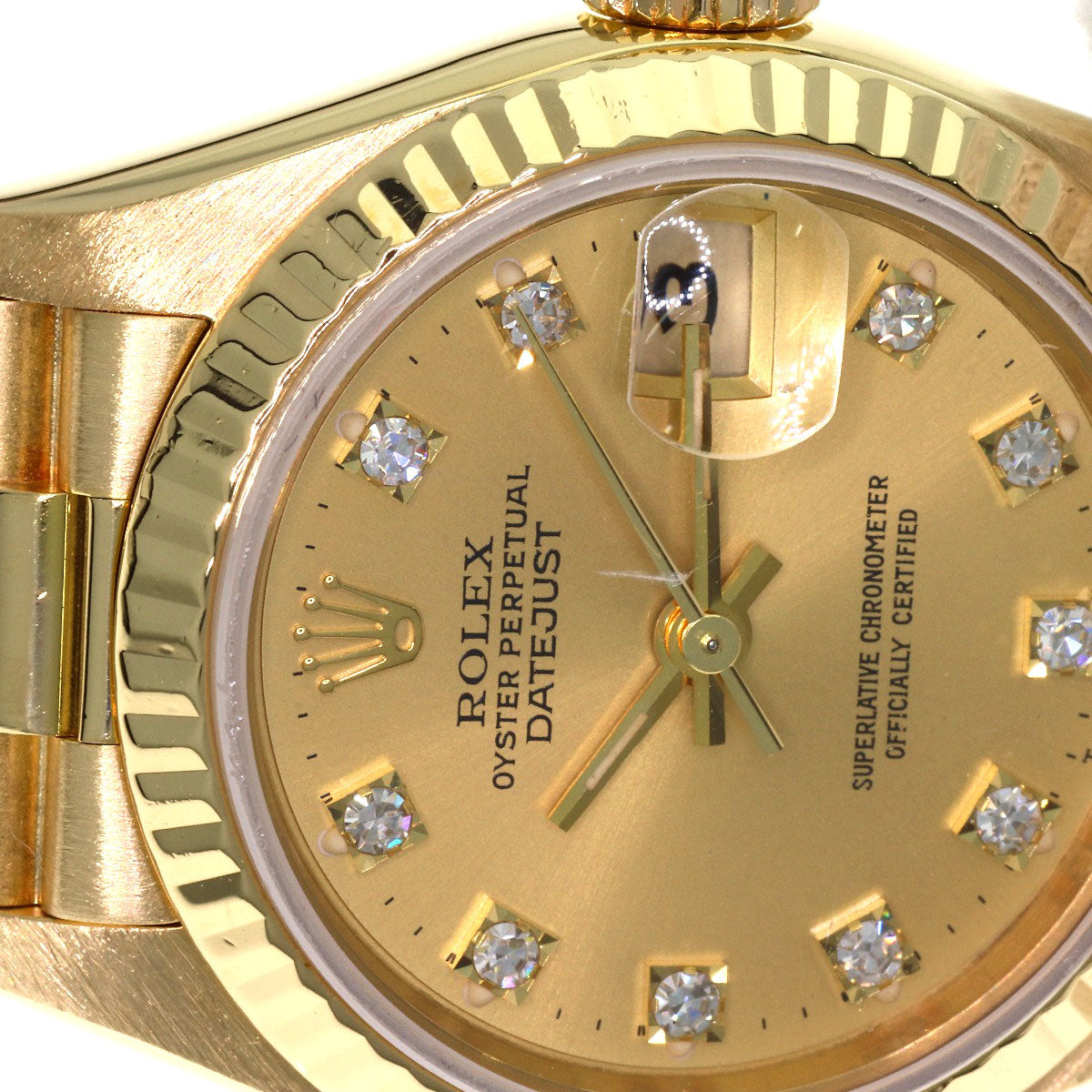 ROLEX DATEJUST 10P Diamond Watches 69178G K18 Yellow Gold/18K Yellow Gold Ladies