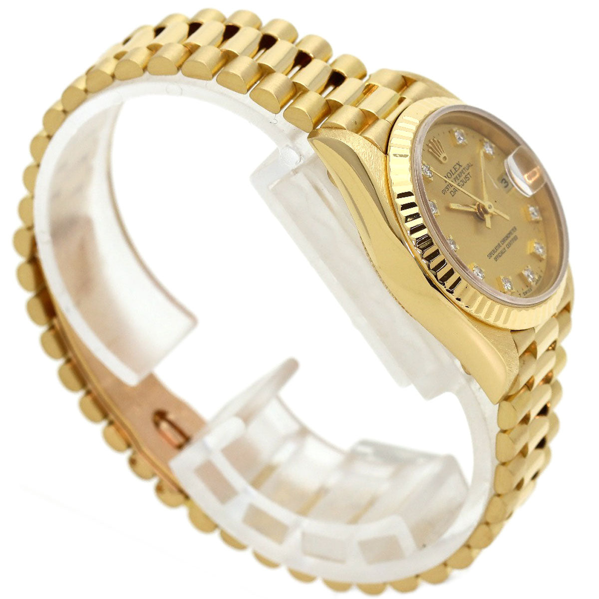 ROLEX DATEJUST 10P Diamond Watches 69178G K18 Yellow Gold/18K Yellow Gold Ladies