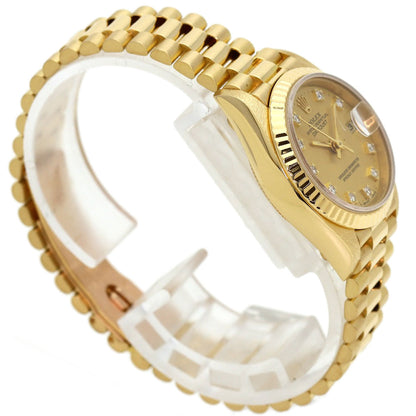 ROLEX DATEJUST 10P Diamond Watches 69178G K18 Yellow Gold/18K Yellow Gold Ladies