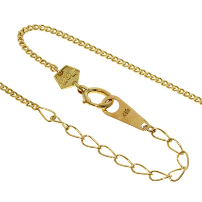 star sand Diamond Necklace K18 Yellow Gold Ladies [Used]