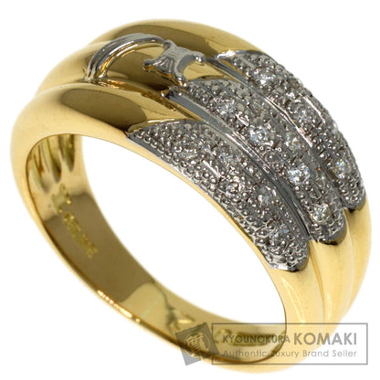 CELINE Diamond Ring K18 Yellow Gold PT900Ladies [Used]