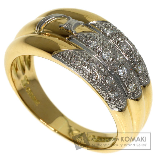 CELINE Diamond Ring K18 Yellow Gold PT900Ladies [Used]