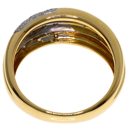 CELINE Diamond Ring K18 Yellow Gold PT900Ladies [Used]
