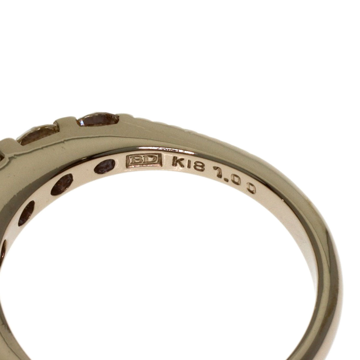 Kashikey Naked Brown Diamond Ring K18BG Ladies [Used]
