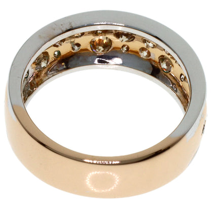 Kashikey Melange Brown Diamond Ring K18BG Ladies [Used]