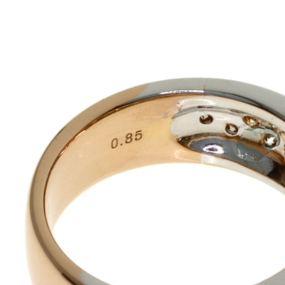 Kashikey Melange Brown Diamond Ring K18BG Ladies [Used]