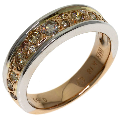 Kashikey Melange Brown Diamond Ring K18BG K18 White GoldLadies [Used]