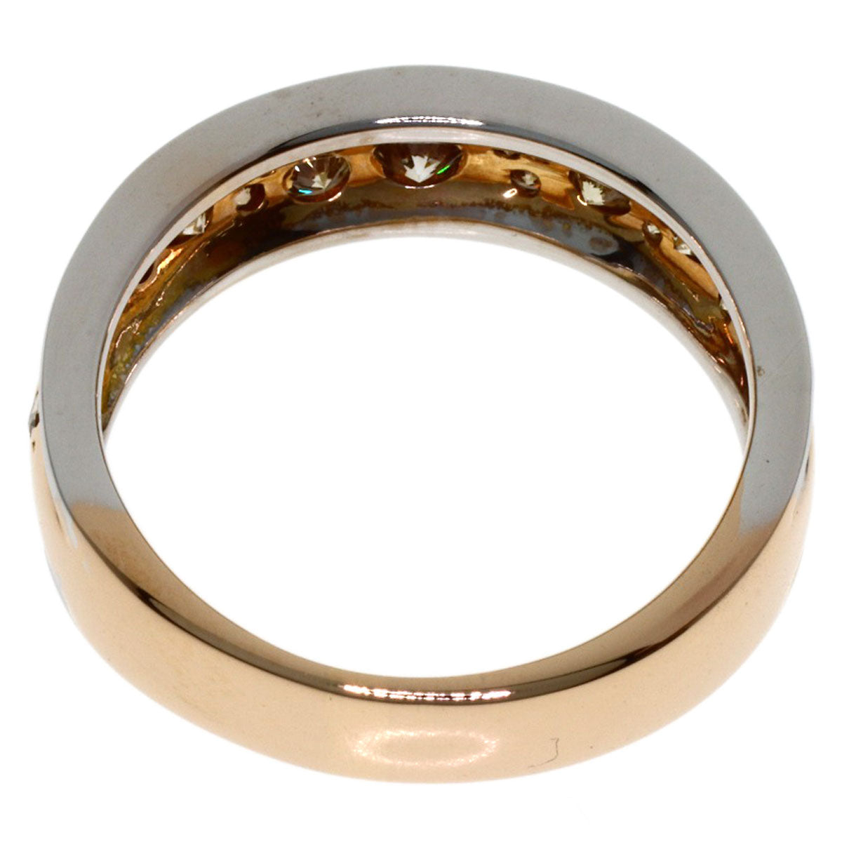 Kashikey Melange Brown Diamond Ring K18BG K18 White GoldLadies [Used]