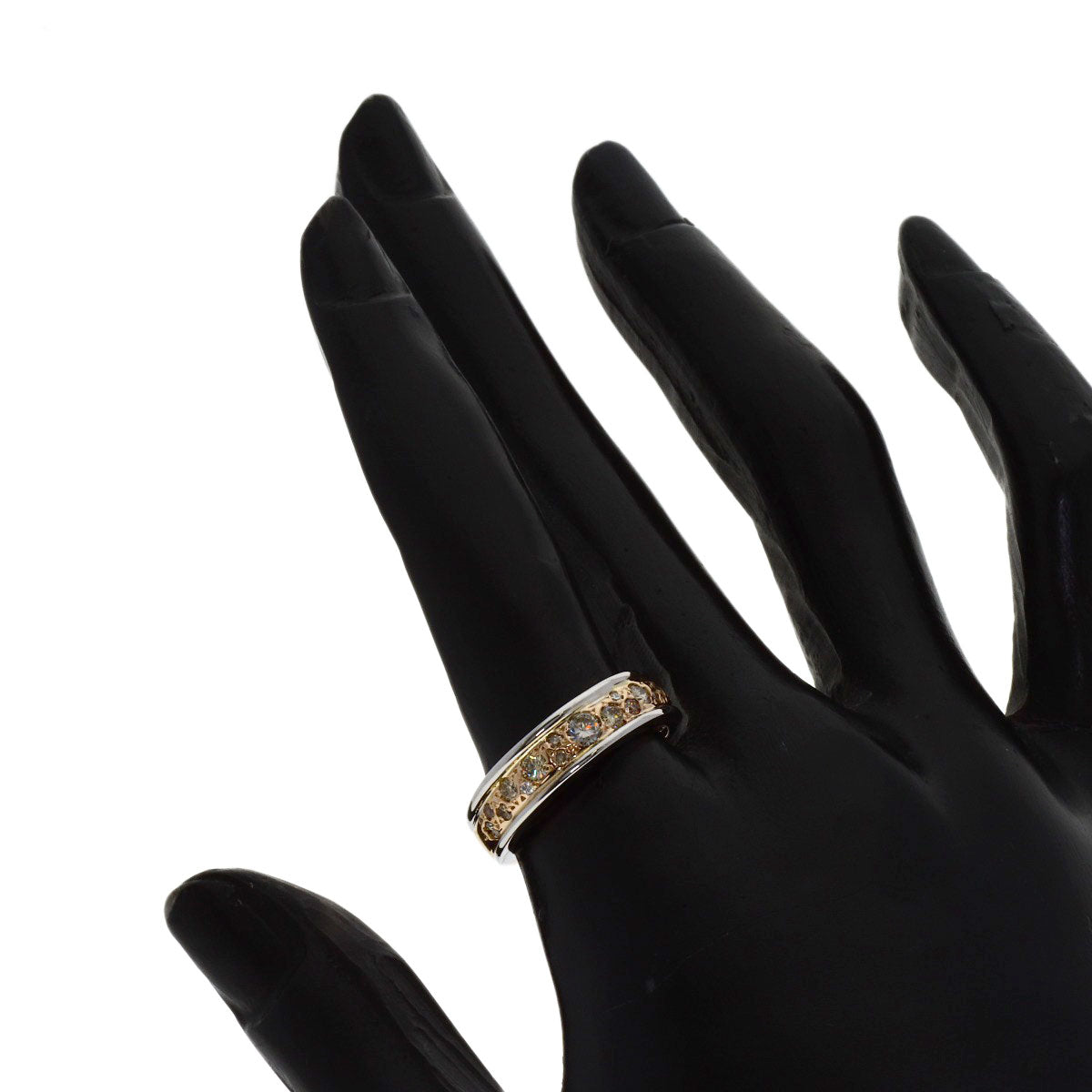 Kashikey Melange Brown Diamond Ring K18BG K18 White GoldLadies [Used]