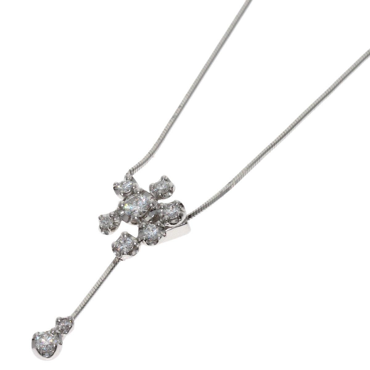 VENDOME Diamond Necklace Platinum PT950 PT850Ladies [Used]