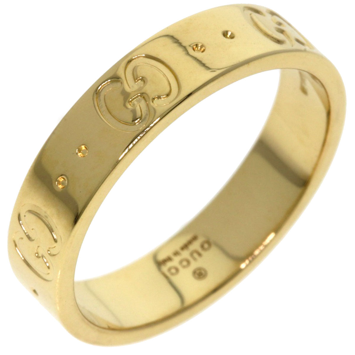 GUCCI Icon # 11 Ring K18 Yellow Gold Ladies [Used]