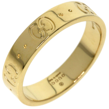 GUCCI Icon # 11 Ring K18 Yellow Gold Ladies [Used]