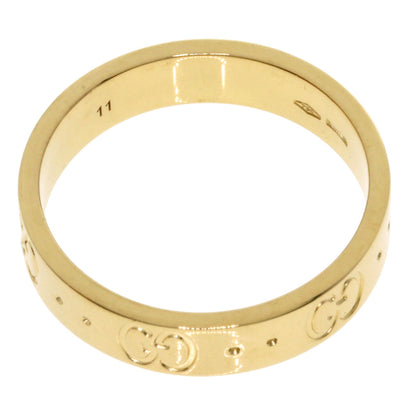 GUCCI Icon # 11 Ring K18 Yellow Gold Ladies [Used]