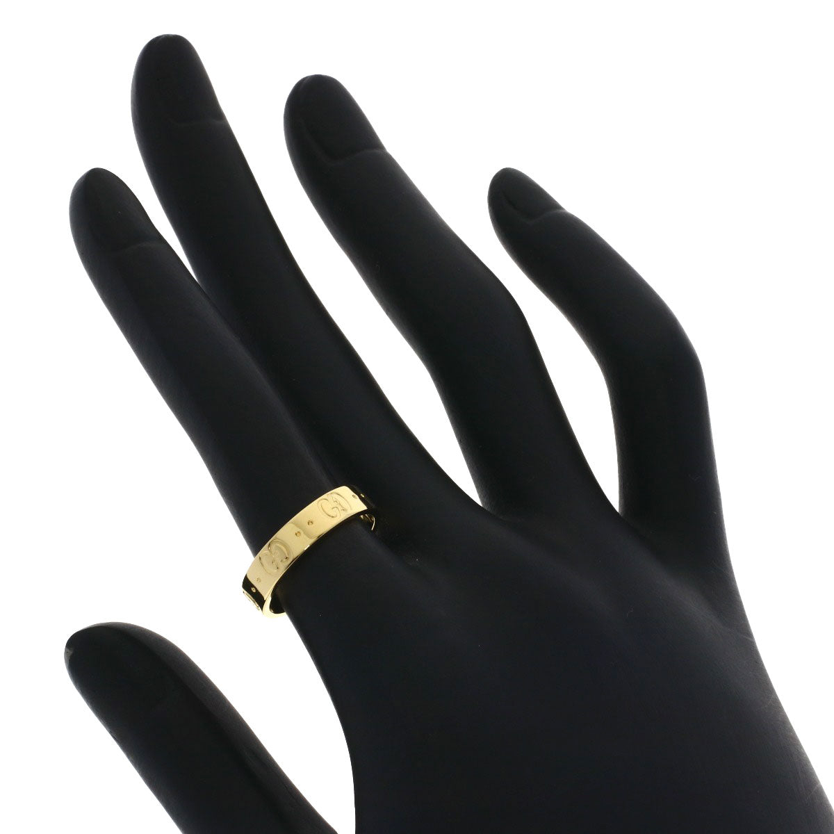 GUCCI Icon # 11 Ring K18 Yellow Gold Ladies [Used]
