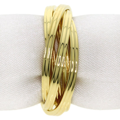 GUCCI 5 hooks Ring K18 Yellow Gold Ladies [Used]
