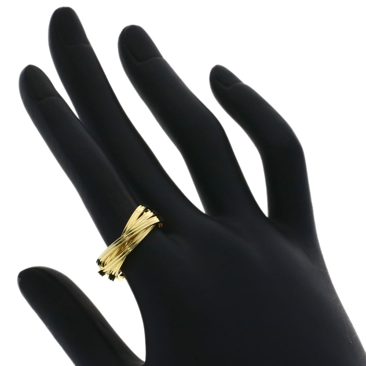 GUCCI 5 hooks Ring K18 Yellow Gold Ladies [Used]