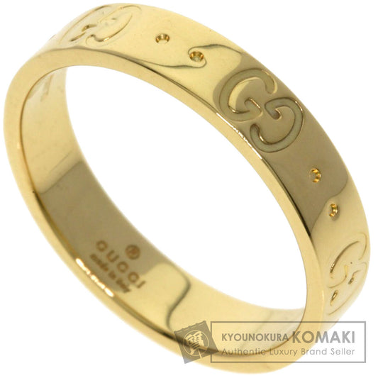 GUCCI Icon # 12 Ring K18 Yellow Gold Ladies [Used]