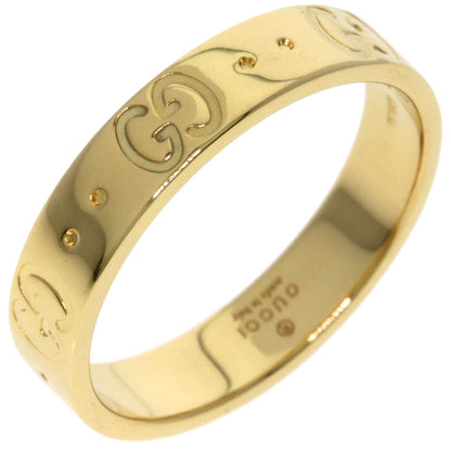 GUCCI Icon # 12 Ring K18 Yellow Gold Ladies [Used]