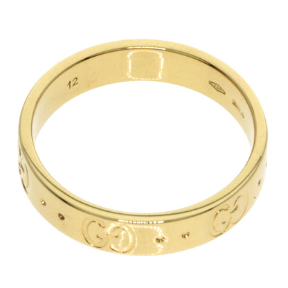 GUCCI Icon # 12 Ring K18 Yellow Gold Ladies [Used]