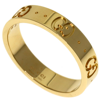 GUCCI Icon # 11 Ring K18 Yellow Gold Ladies [Used]