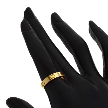 GUCCI Icon # 11 Ring K18 Yellow Gold Ladies [Used]