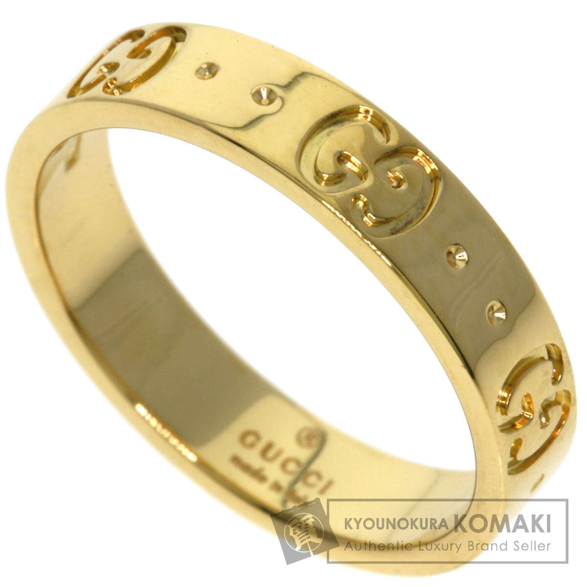 GUCCI Icon # 11 Ring K18 Yellow Gold Ladies [Used]
