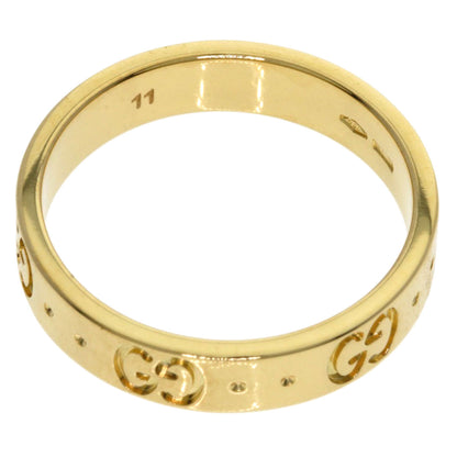 GUCCI Icon # 11 Ring K18 Yellow Gold Ladies [Used]