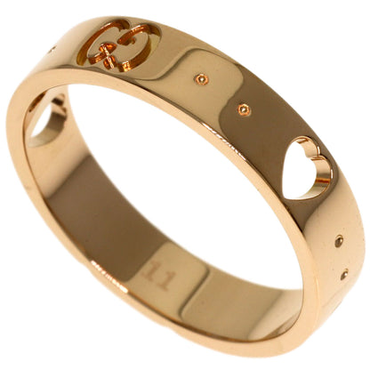 GUCCI Icon # 11 Ring K18 Pink Gold Ladies [Used]