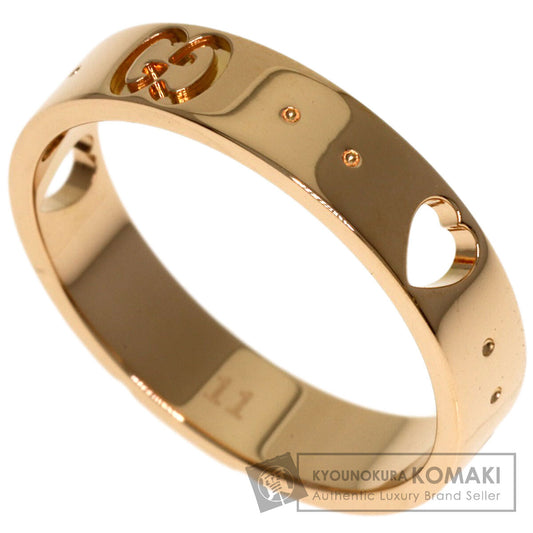 GUCCI アイコン アモール #11 Ring K18 Pink Gold Ladies [Used]