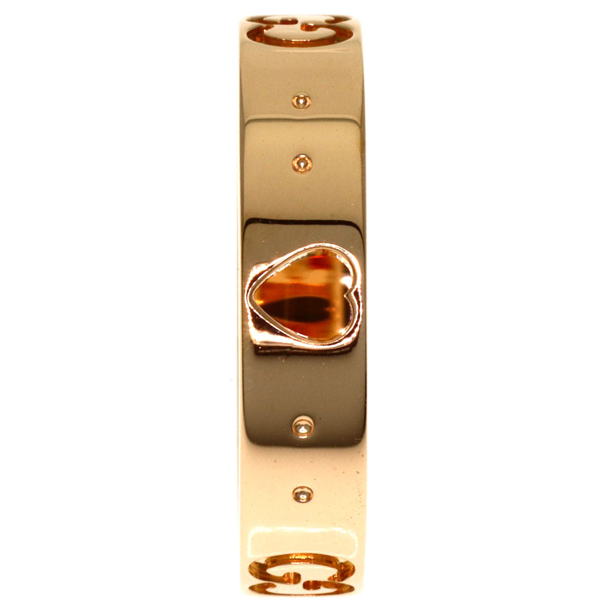 GUCCI Icon # 11 Ring K18 Pink Gold Ladies [Used]