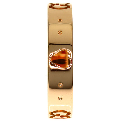 GUCCI Icon # 11 Ring K18 Pink Gold Ladies [Used]