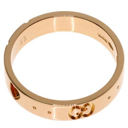 GUCCI Icon # 11 Ring K18 Pink Gold Ladies [Used]