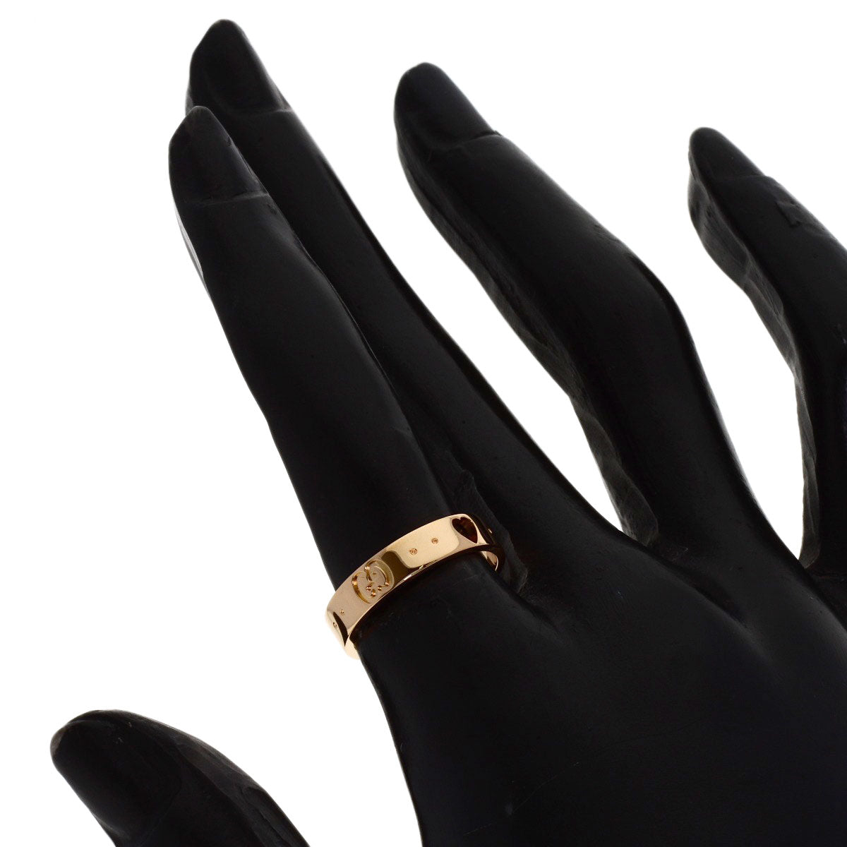 GUCCI Icon # 11 Ring K18 Pink Gold Ladies [Used]