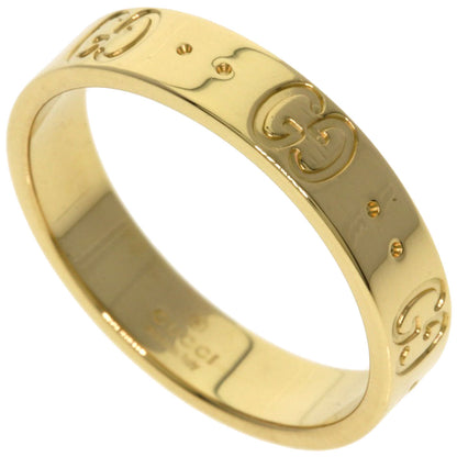 GUCCI Icon # 12 Ring K18 Yellow Gold Ladies [Used]