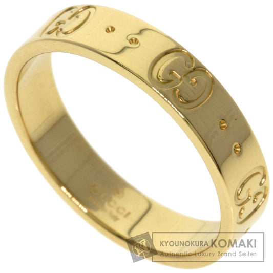 GUCCI Icon # 12 Ring K18 Yellow Gold Ladies [Used]