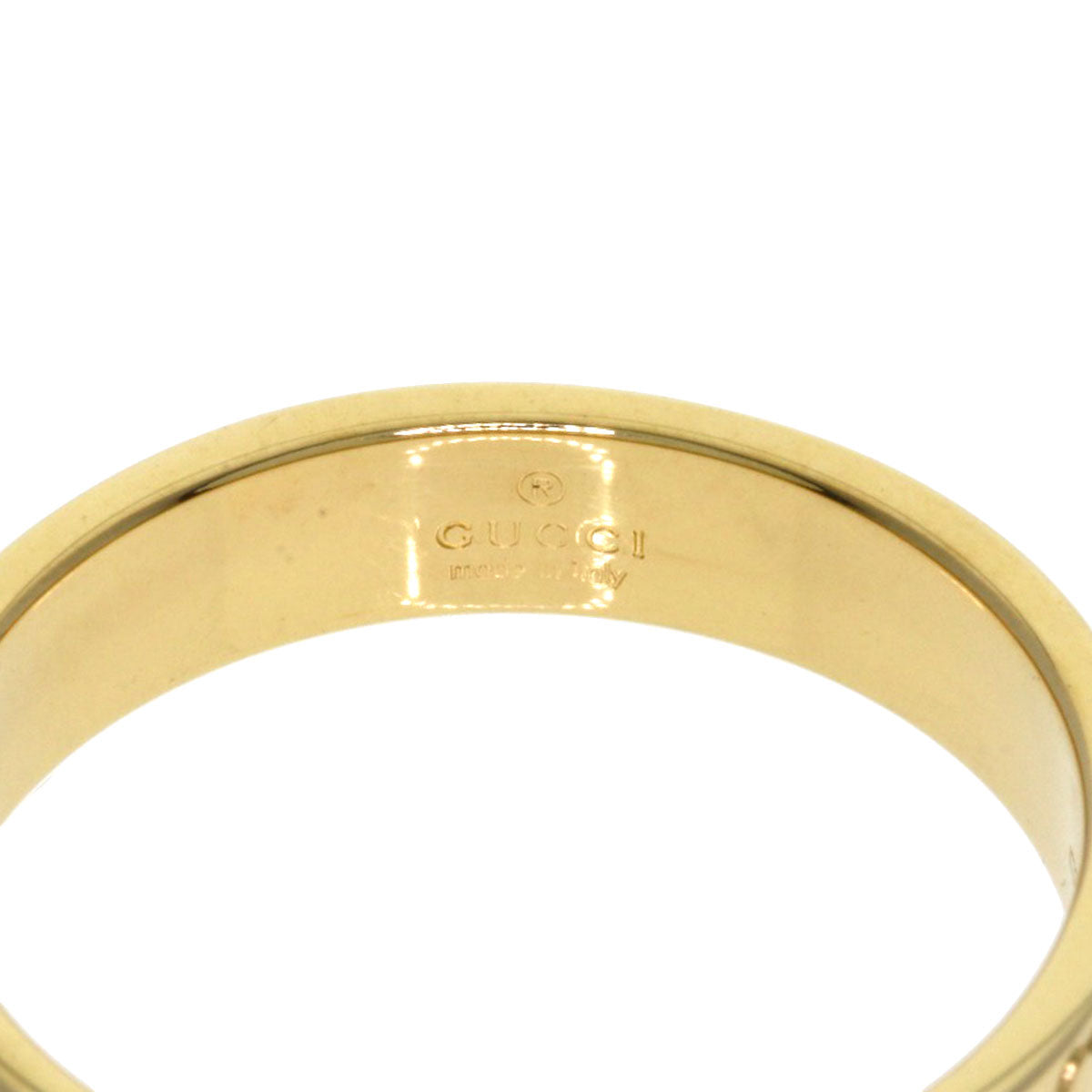 GUCCI Icon # 12 Ring K18 Yellow Gold Ladies [Used]