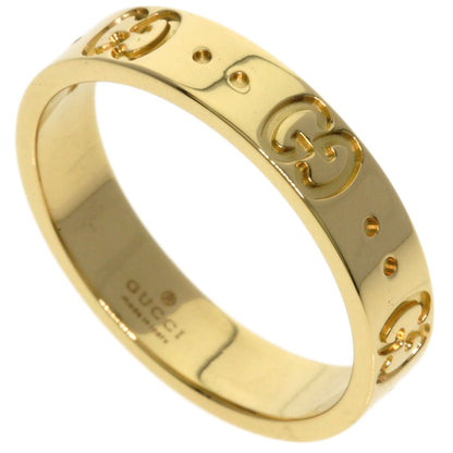 GUCCI Icon # 12 Ring K18 Yellow Gold Ladies [Used]