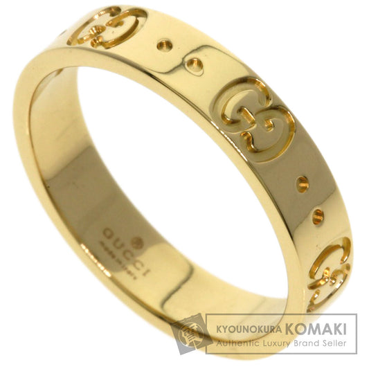 GUCCI Icon # 12 Ring K18 Yellow Gold Ladies [Used]