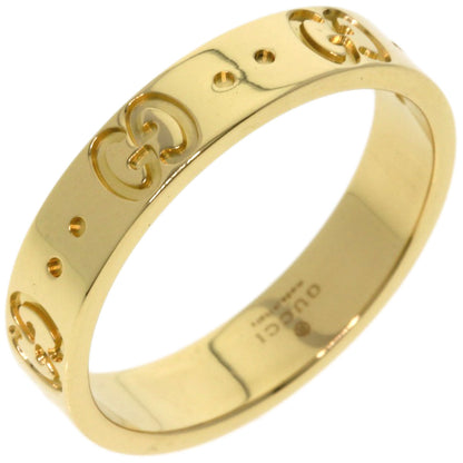 GUCCI Icon # 12 Ring K18 Yellow Gold Ladies [Used]