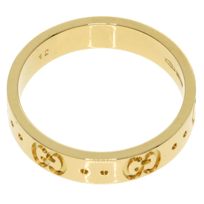 GUCCI Icon # 12 Ring K18 Yellow Gold Ladies [Used]