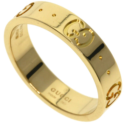 GUCCI Icon # 9 Ring K18 Yellow Gold Ladies [Used]